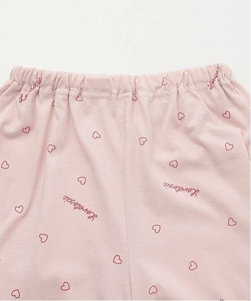 Lovetoxic / ラブトキシック ルームウェア | 【ルームウェア/パジャマ】ハートロゴ柄やわらか半袖ニットシャツ＆ショートパンツセット | 詳細11