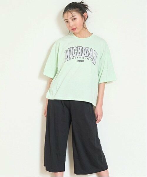 Lovetoxic / ラブトキシック ルームウェア | 【ルームウェア/パジャマ】半袖Tシャツ＆7分丈パンツセット | 詳細2