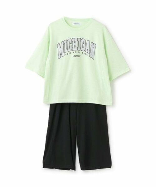 Lovetoxic / ラブトキシック ルームウェア | 【ルームウェア/パジャマ】半袖Tシャツ＆7分丈パンツセット | 詳細4
