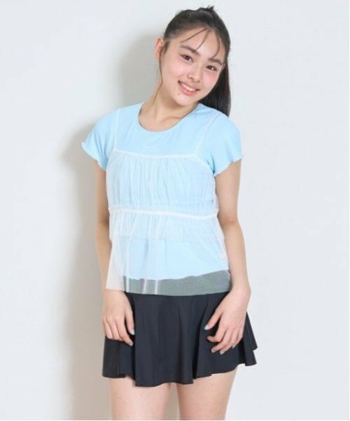 Lovetoxic / ラブトキシック 水着・スイムグッズ | 【SWIM】【水着】チュールキャミ3点セット（サックス）