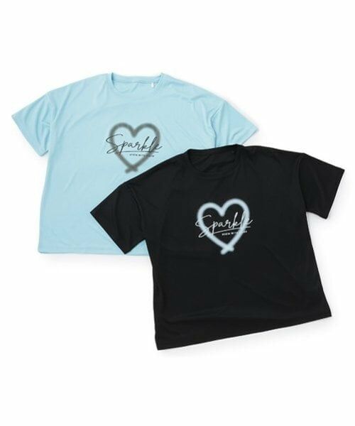 Lovetoxic / ラブトキシック Tシャツ | 【SWIM】【水着】スプレープリントラッシュTシャツ | 詳細2