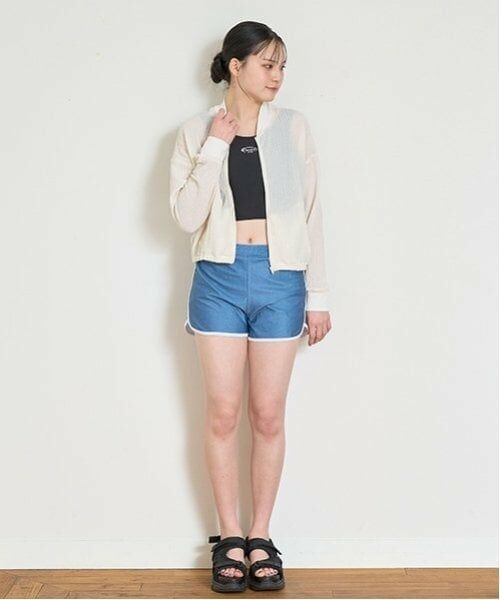 Lovetoxic / ラブトキシック 水着・スイムグッズ | 【SWIM】【水着】クリンクル加工ラッシュガード | 詳細1