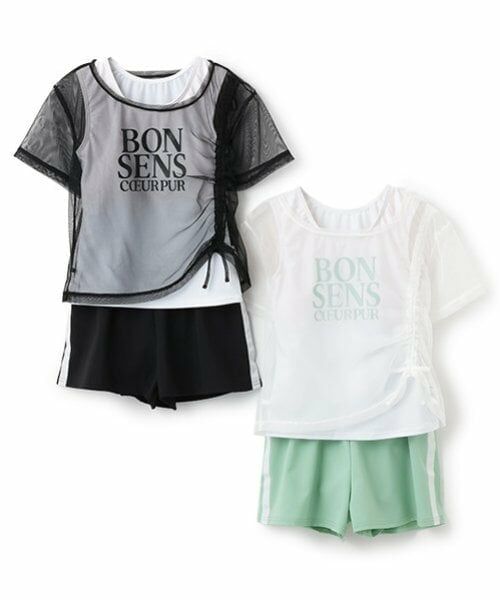 Lovetoxic / ラブトキシック 水着・スイムグッズ | 【SWIM】【水着】チュールTシャツ3点セット | 詳細1