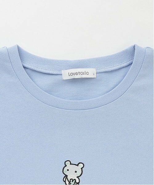 Lovetoxic / ラブトキシック Tシャツ | 【GOODPRICE】【綿100％】フロントキャラ刺しゅうTシャツ | 詳細15
