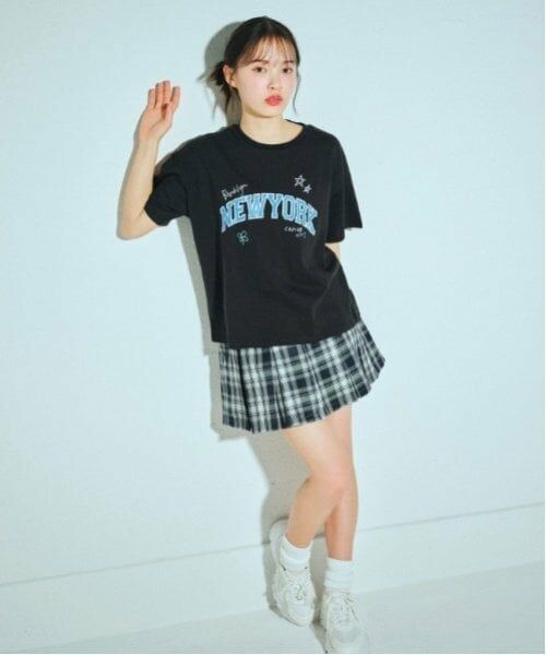 Lovetoxic / ラブトキシック Tシャツ | 【GOODPRICE】【綿100％】カレッジラクガキTシャツ | 詳細1