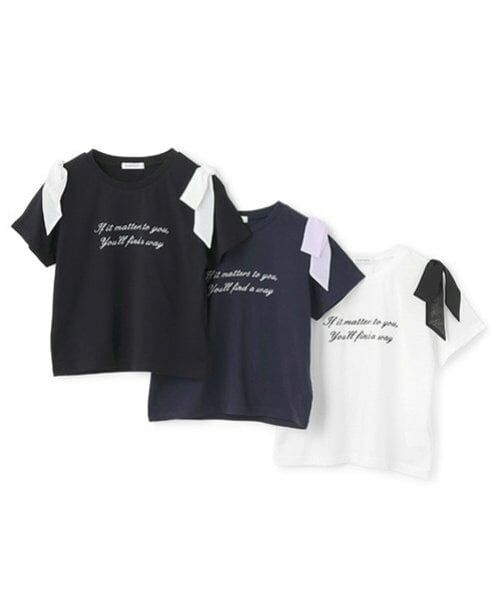 Lovetoxic / ラブトキシック Tシャツ | 肩リボン半袖Tシャツ | 詳細2