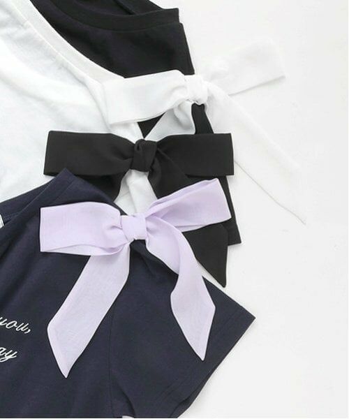 Lovetoxic / ラブトキシック Tシャツ | 肩リボン半袖Tシャツ | 詳細9