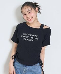 Lovetoxic / ラブトキシック Tシャツ | ワンショルドロストTシャツ