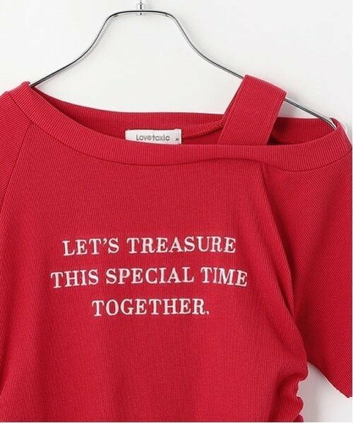 Lovetoxic / ラブトキシック Tシャツ | ワンショルドロストTシャツ | 詳細5