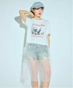 Lovetoxic / ラブトキシック Tシャツ | チュールレイヤードTシャツ