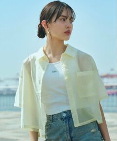 Lovetoxic / ラブトキシック シャツ・ブラウス | 【接触冷感/ひんやり】半袖シアーシャツ