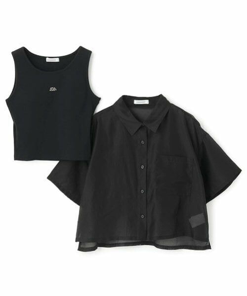 Lovetoxic / ラブトキシック シャツ・ブラウス | 【接触冷感/ひんやり】半袖シアーシャツ | 詳細11