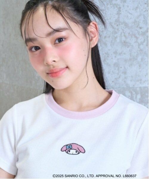 Lovetoxic / ラブトキシック Tシャツ | 【マイメロディ・クロミ】ちびT | 詳細5