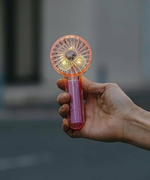 Lovetoxic / ラブトキシック その他 | LEDライトつきクリアハンディファン | 詳細5