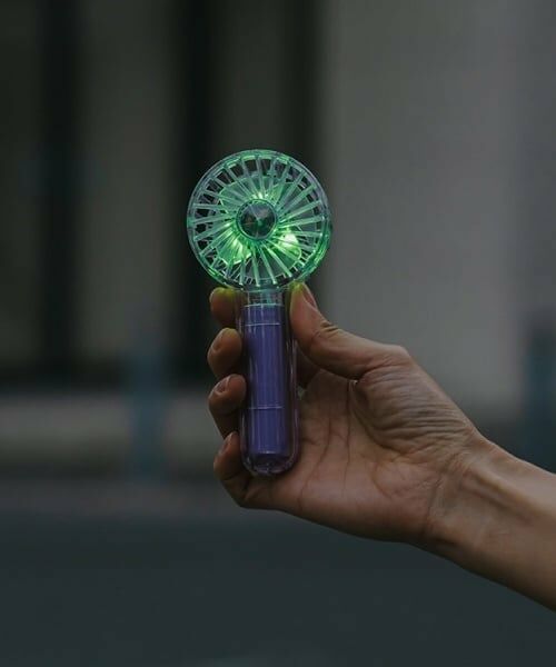 Lovetoxic / ラブトキシック その他 | LEDライトつきクリアハンディファン | 詳細6