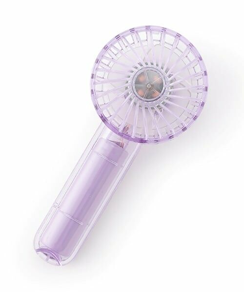 Lovetoxic / ラブトキシック その他 | LEDライトつきクリアハンディファン（ラベンダー）