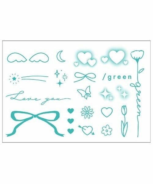 Lovetoxic / ラブトキシック その他コスメ | カラータトゥーシール（エメラルド グリーン）