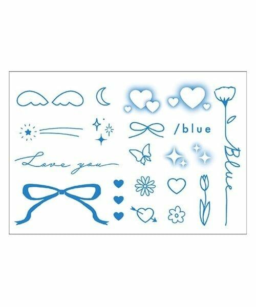 Lovetoxic / ラブトキシック その他コスメ | カラータトゥーシール（ブルー）