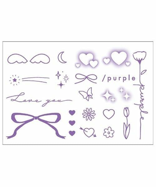 Lovetoxic / ラブトキシック その他コスメ | カラータトゥーシール（パープル）