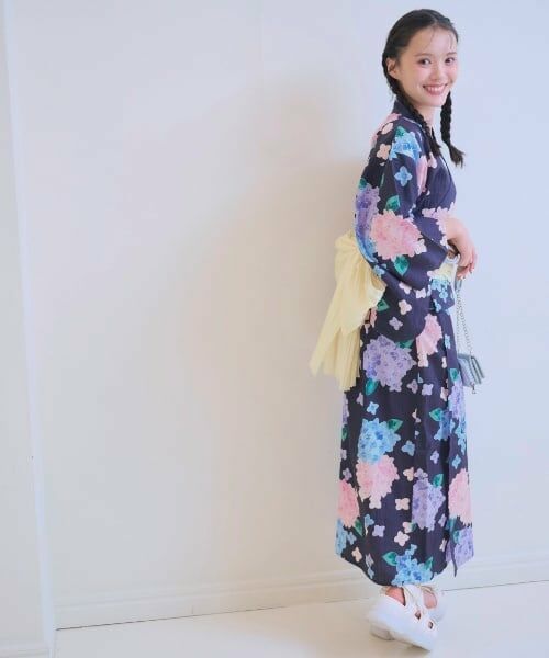 Lovetoxic / ラブトキシック 着物・浴衣・小物類 | 【初コラボ！】【HIBIYA-KADAN】【綿100％】紫陽花2WAY浴衣 | 詳細2