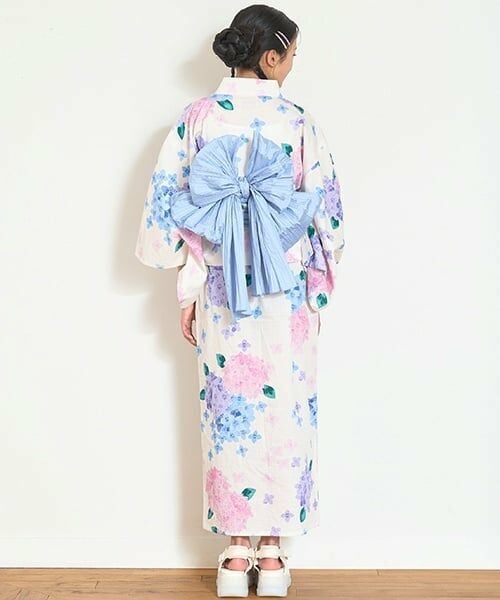 Lovetoxic / ラブトキシック 着物・浴衣・小物類 | 【初コラボ！】【HIBIYA-KADAN】【綿100％】紫陽花2WAY浴衣 | 詳細3