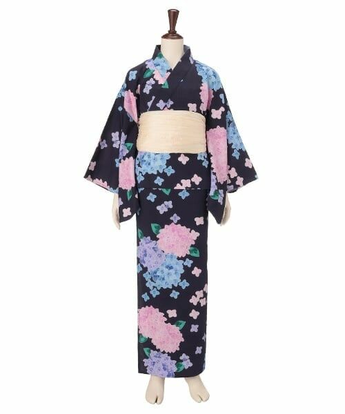 Lovetoxic / ラブトキシック 着物・浴衣・小物類 | 【初コラボ！】【HIBIYA-KADAN】【綿100％】紫陽花2WAY浴衣 | 詳細4