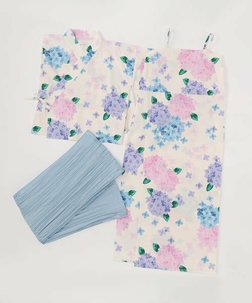 Lovetoxic / ラブトキシック 着物・浴衣・小物類 | 【初コラボ！】【HIBIYA-KADAN】【綿100％】紫陽花2WAY浴衣 | 詳細9