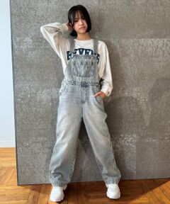Lovetoxic / ラブトキシック サロペット・オールインワン | 【GOODPRICE】【ベーシック】デニムオーバーオール