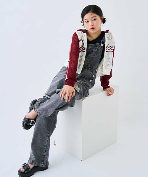 Lovetoxic / ラブトキシック サロペット・オールインワン | 【GOODPRICE】【ベーシック】デニムオーバーオール | 詳細1