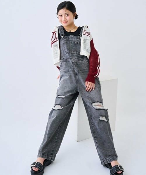 Lovetoxic / ラブトキシック サロペット・オールインワン | 【GOODPRICE】【ベーシック】デニムオーバーオール | 詳細2