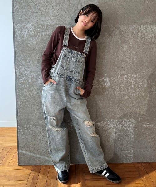 Lovetoxic / ラブトキシック サロペット・オールインワン | 【GOODPRICE】【ベーシック】デニムオーバーオール | 詳細4