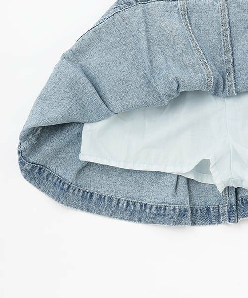 Lovetoxic / ラブトキシック ショート・ハーフ・半端丈パンツ | 美脚見えデニムプリーツスカパン | 詳細12