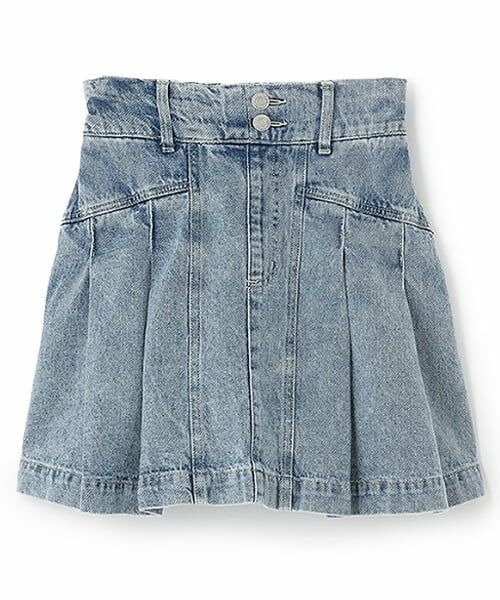 Lovetoxic / ラブトキシック ショート・ハーフ・半端丈パンツ | 美脚見えデニムプリーツスカパン | 詳細5