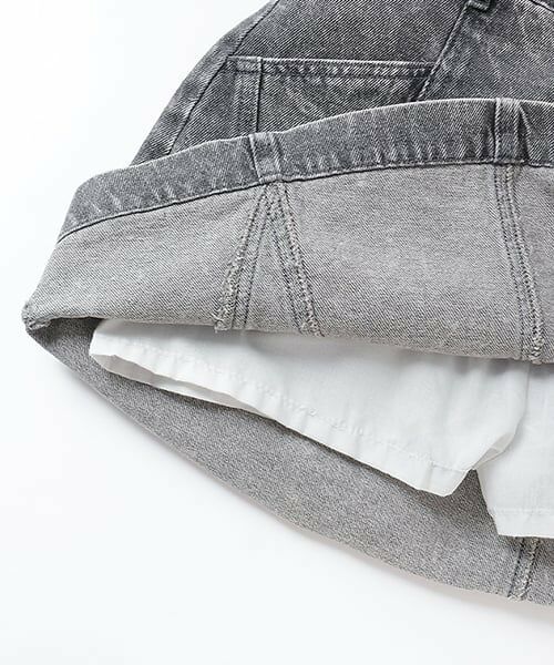 Lovetoxic / ラブトキシック ショート・ハーフ・半端丈パンツ | オシャ見え切替えスカート | 詳細5