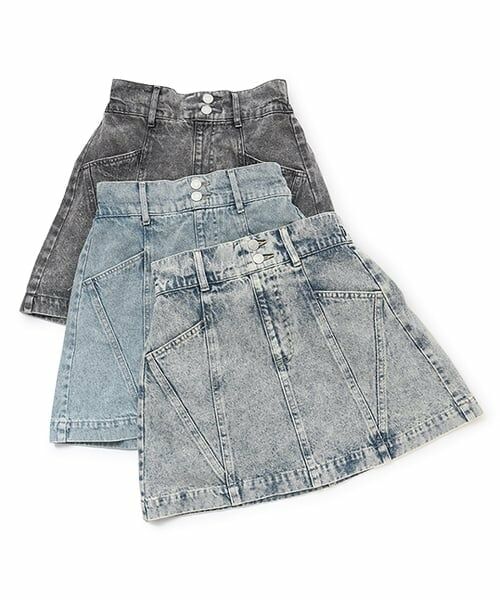 Lovetoxic / ラブトキシック ショート・ハーフ・半端丈パンツ | オシャ見え切替えスカート | 詳細9