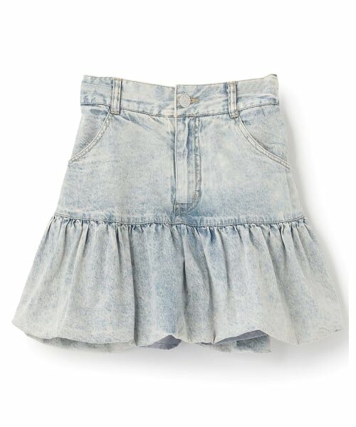 Lovetoxic / ラブトキシック ショート・ハーフ・半端丈パンツ | デニムバルーンスカート | 詳細10