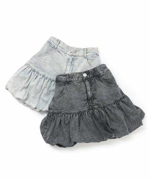 Lovetoxic / ラブトキシック ショート・ハーフ・半端丈パンツ | デニムバルーンスカート | 詳細8