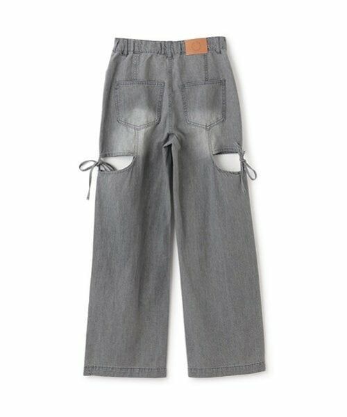 Lovetoxic / ラブトキシック その他パンツ | リボンスリットライトデニム | 詳細5