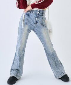 Lovetoxic / ラブトキシック その他パンツ | 【ストレッチ】スタイルアップフレアデニム