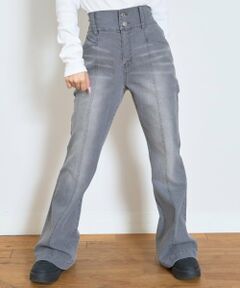 Lovetoxic / ラブトキシック その他パンツ | 【ストレッチ】スタイルアップフレアデニム