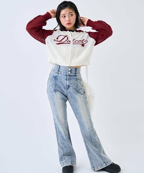 Lovetoxic / ラブトキシック その他パンツ | 【ストレッチ】スタイルアップフレアデニム | 詳細2