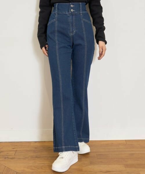 Lovetoxic / ラブトキシック その他パンツ | 【ストレッチ】スタイルアップフレアデニム | 詳細7