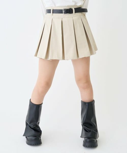 Lovetoxic / ラブトキシック ショート・ハーフ・半端丈パンツ | 【GOODPRICE】【イージーケア】ベルトつきプリーツスカート | 詳細2