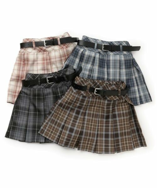 Lovetoxic / ラブトキシック ショート・ハーフ・半端丈パンツ | 【GOODPRICE】【イージーケア】ベルトつきチェックプリーツスカート | 詳細14