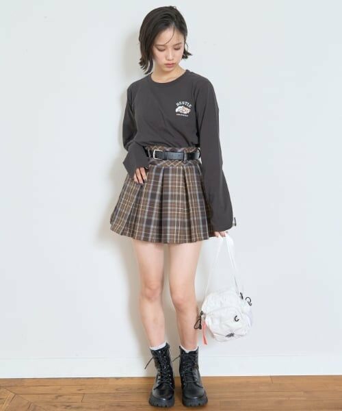 Lovetoxic / ラブトキシック ショート・ハーフ・半端丈パンツ | 【GOODPRICE】【イージーケア】ベルトつきチェックプリーツスカート | 詳細2