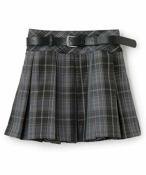 Lovetoxic / ラブトキシック ショート・ハーフ・半端丈パンツ | 【GOODPRICE】【イージーケア】ベルトつきチェックプリーツスカート | 詳細6