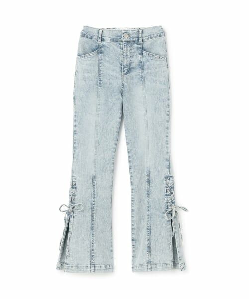 Lovetoxic / ラブトキシック その他パンツ | レースアップリボンフレアデニムパンツ | 詳細6
