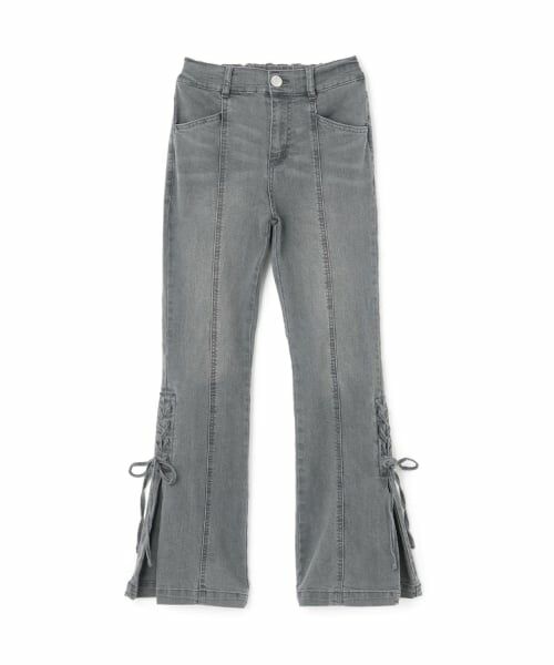 Lovetoxic / ラブトキシック その他パンツ | レースアップリボンフレアデニムパンツ | 詳細7