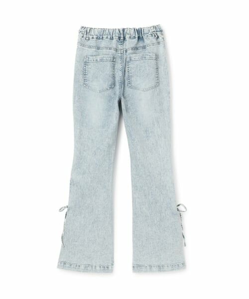 Lovetoxic / ラブトキシック その他パンツ | レースアップリボンフレアデニムパンツ | 詳細8