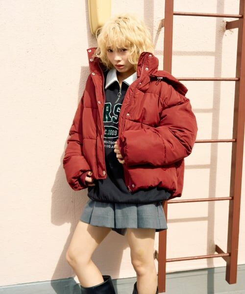 Lovetoxic / ラブトキシック ショート・ハーフ・半端丈パンツ | 【起毛】美脚見えタックフレアキュロット | 詳細1